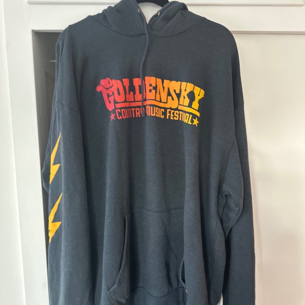 Aviator Nation GoldenSky 2024 Country Music Festival Hoodie NWOT XXL - Picture 4 of 11